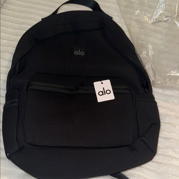 ALO Stow  Classic Black Backpack - Picture 1 of 6